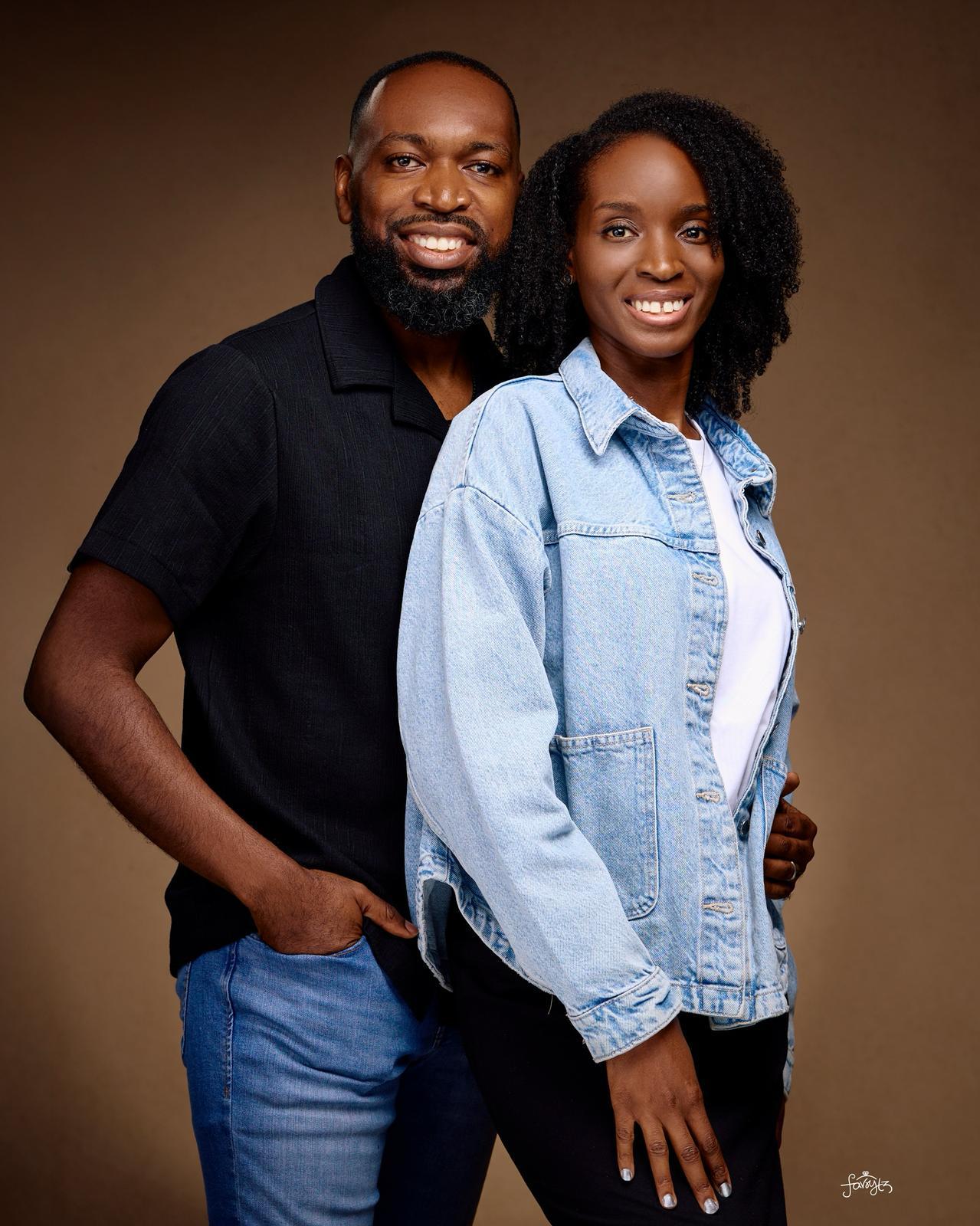 Rev G off-stage with his wife