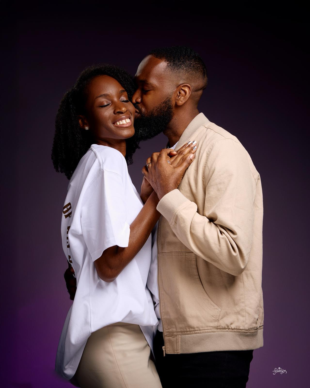Rev G with his wife — close portrait